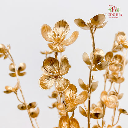 Gold Artificial Chamelaucium (Per Stem)