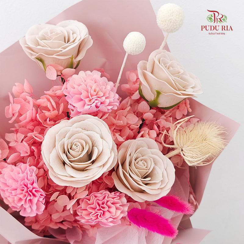 Soap Rose Bouquet - (5 Stems)