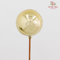Stick Xmas Deco (Gold Bauble) - per stems