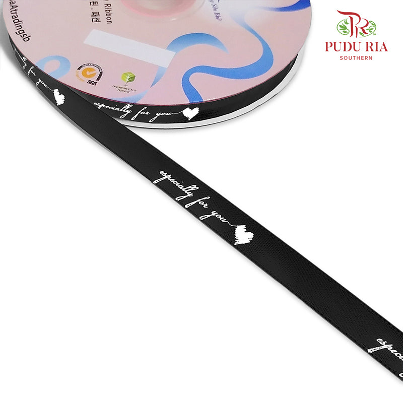 Satin Ribbon ‘especially for you’ - FRB089
