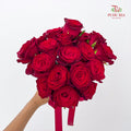 Red Rose Wedding Bouquet (20 Stems)