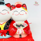 8' Lucky Cat Couple 幸福照来 - FBA107#2
