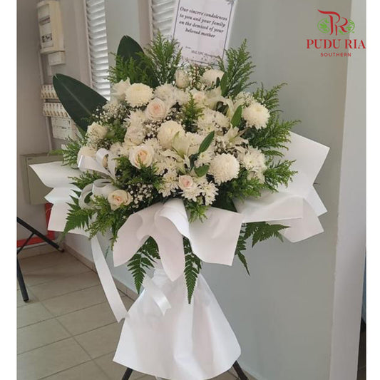 Condolence Flower Arrangement Stand #25