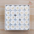 25 Bloom Awalking Soap Flower White - FBA089#13
