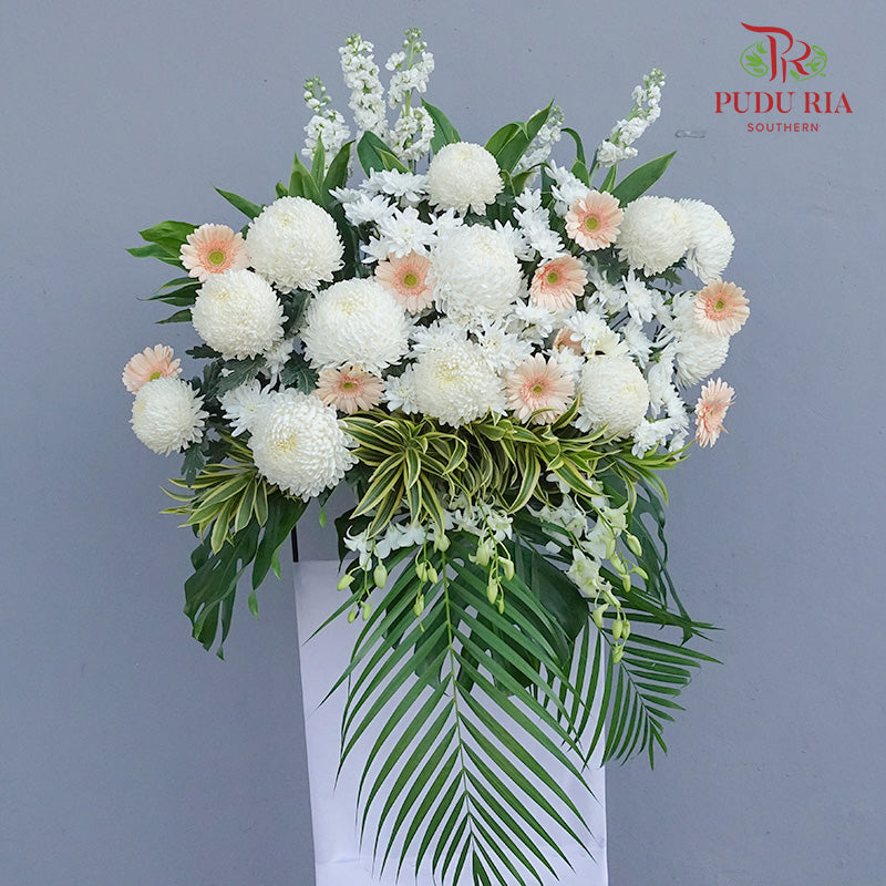 Condolence Flower Arrangement Stand #17 - Pudu Ria Florist Southern