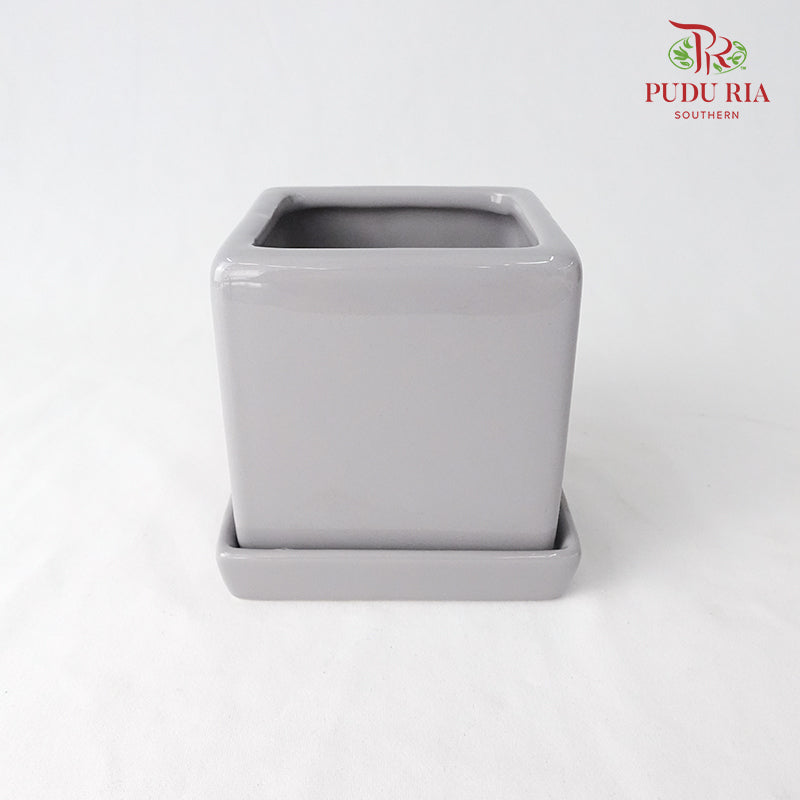 Asst Pot - Grey