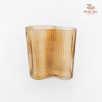 Nordic Wavy Glass Vase (S)