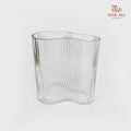Nordic Wavy Glass Vase (S)