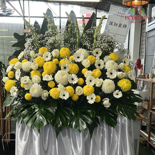 Condolence Flower Arrangement Stand #21