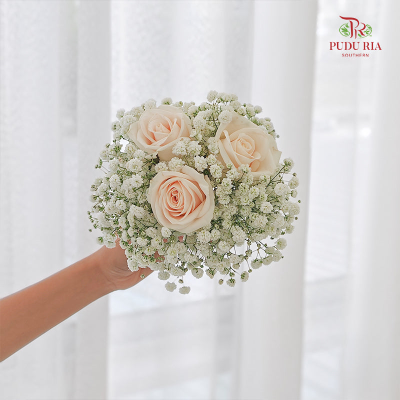 Rose Bridesmaids' Bouquets