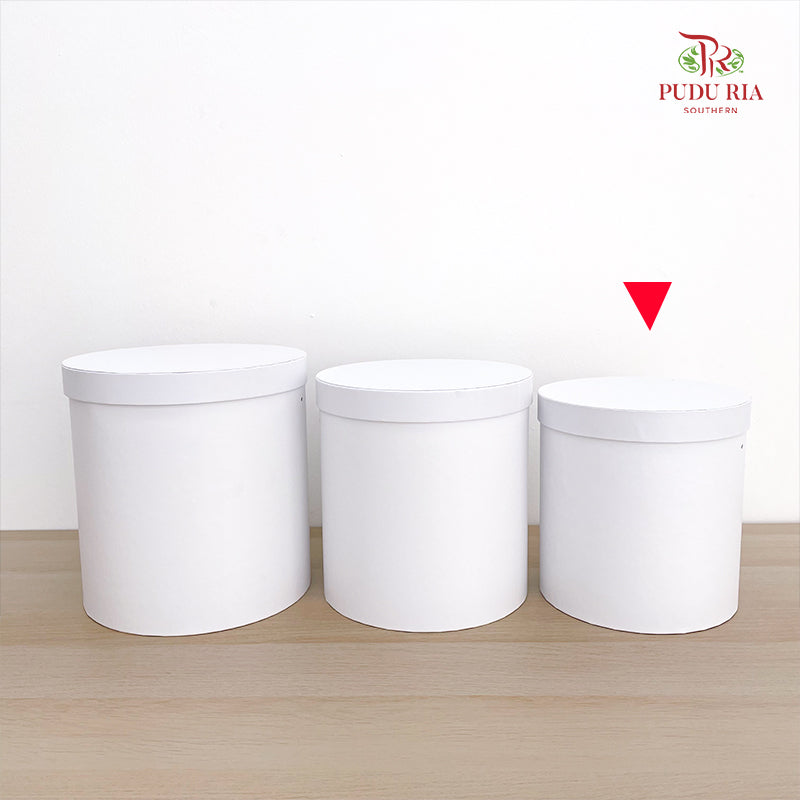 Buckets Flower Box - White