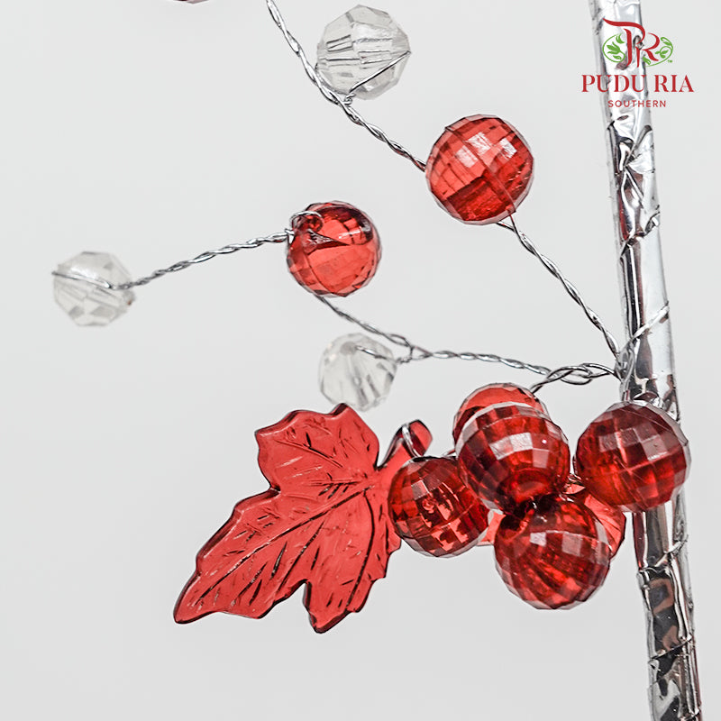 CNY Artificial Accessories - Dark Red (5 Stems)