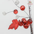 CNY Artificial Accessories - Dark Red (5 Stems)