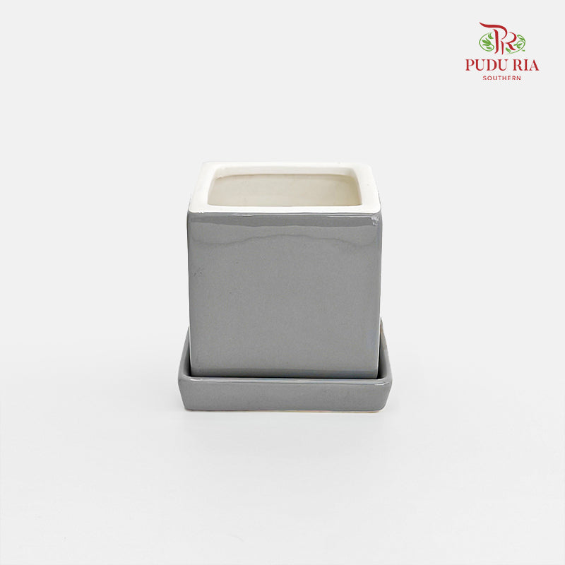Asst Pot - Grey