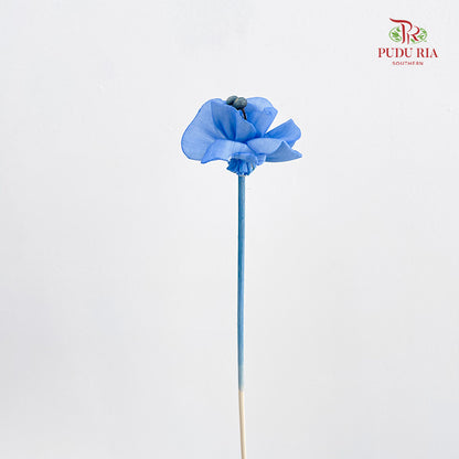 Dry Small Pomegranate Flower - Blue