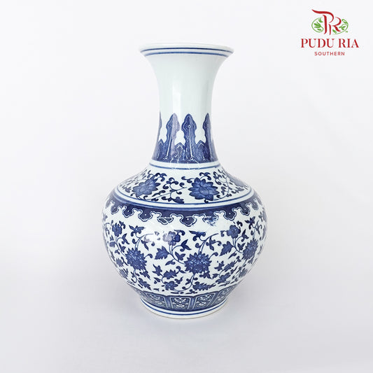 China Flower Ceramic Pot (L)