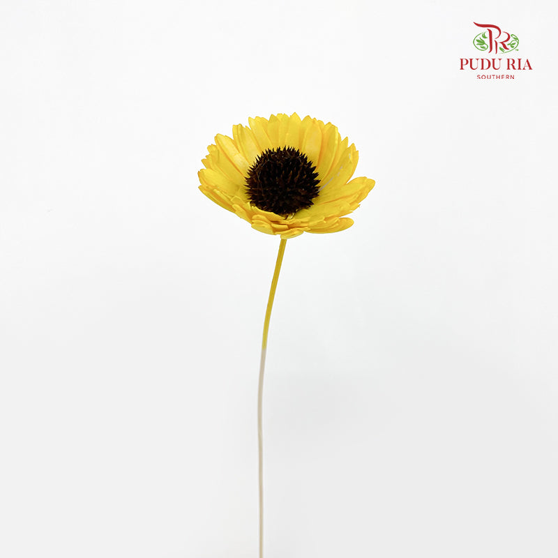 Dry Sola Sunflower Yellow - Per Stem