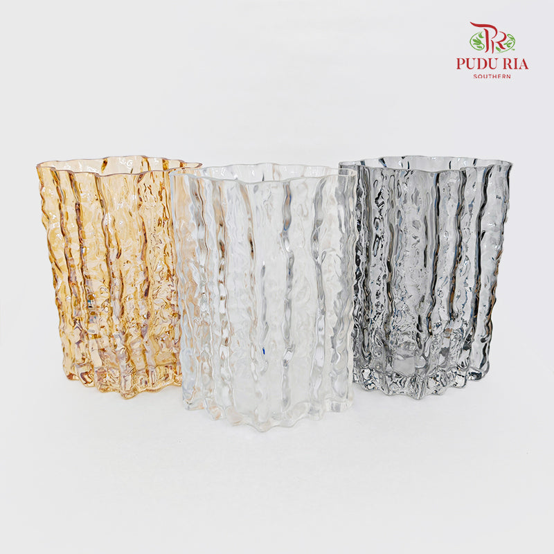 Rock Style 21CM Glass Vase