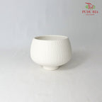 TY-8837 White Pot - Pudu Ria Florist Southern