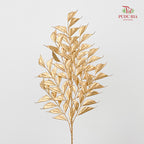 Gold Artificial Fishbone Leaf (Per Stem)