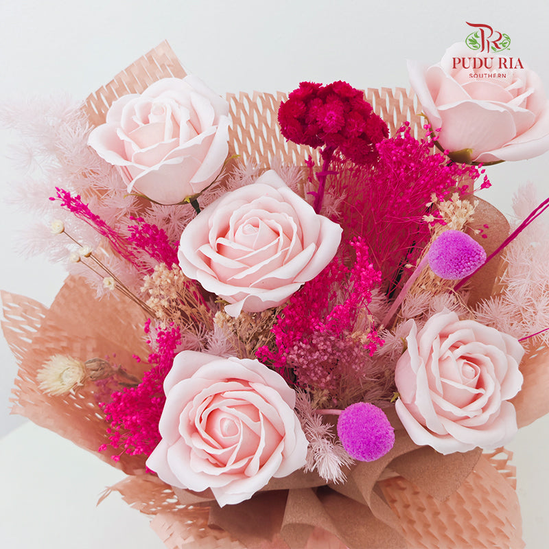 Soap Rose Bouquet - (5 Stems)