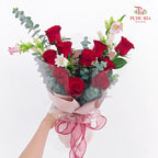 Red Rose Bouquet - 10 Stems