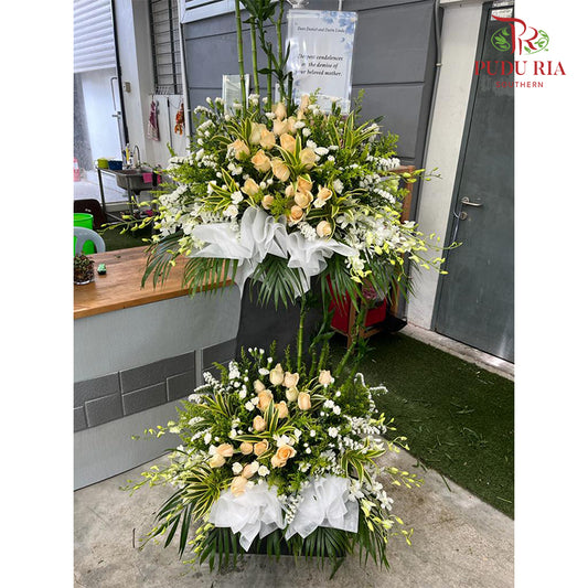 Condolence Flower Arrangement Stand #22