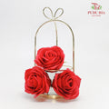 Korean Soap Flower Red - FBA044#9