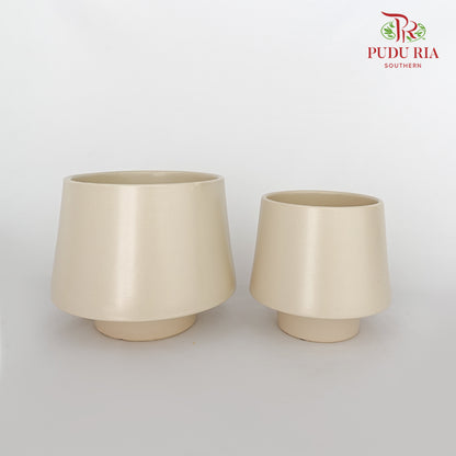 QF-Q25-B Asst Pot - Beige