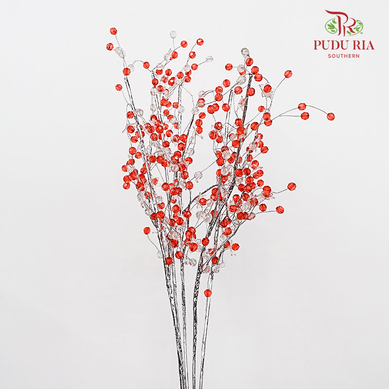 CNY Artificial Accessories - Red (5 Stems)