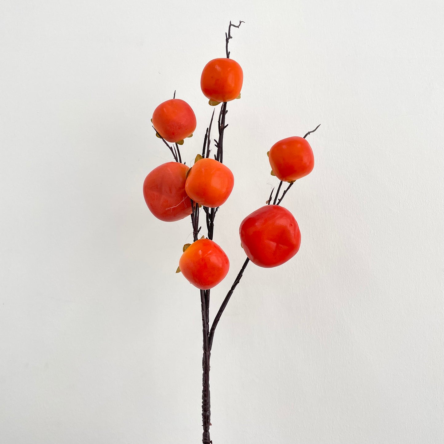 CNY Artificial Persimmon 7 Nodes - (Per Stem)