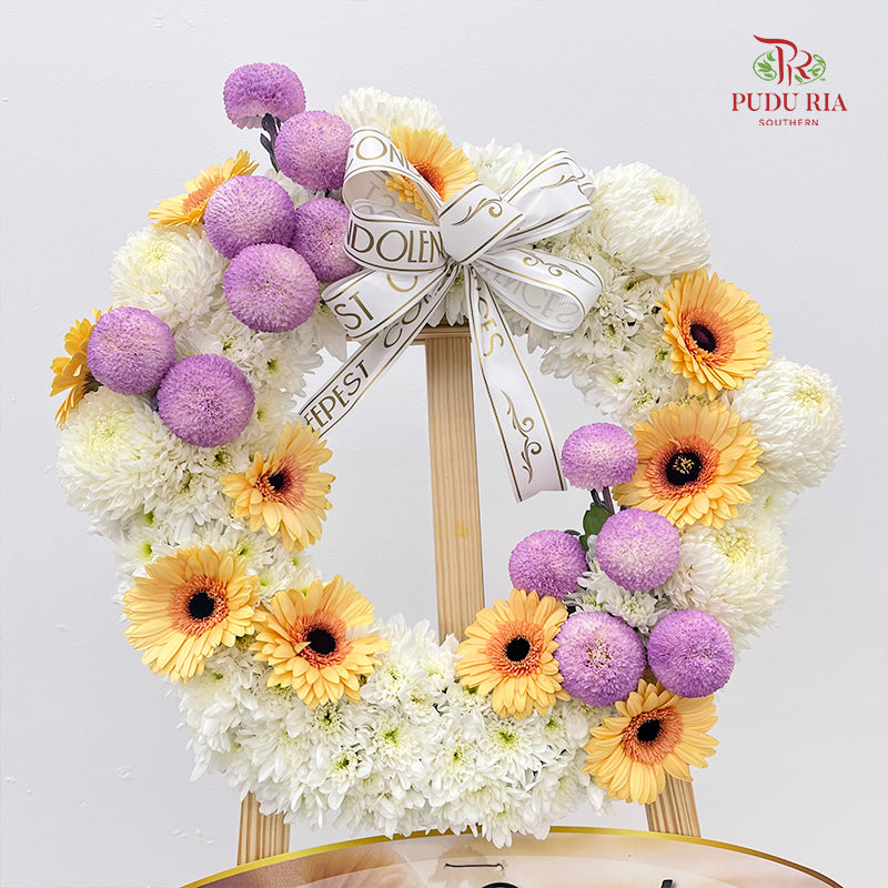 Condolence Flower Arrangement Stand #35
