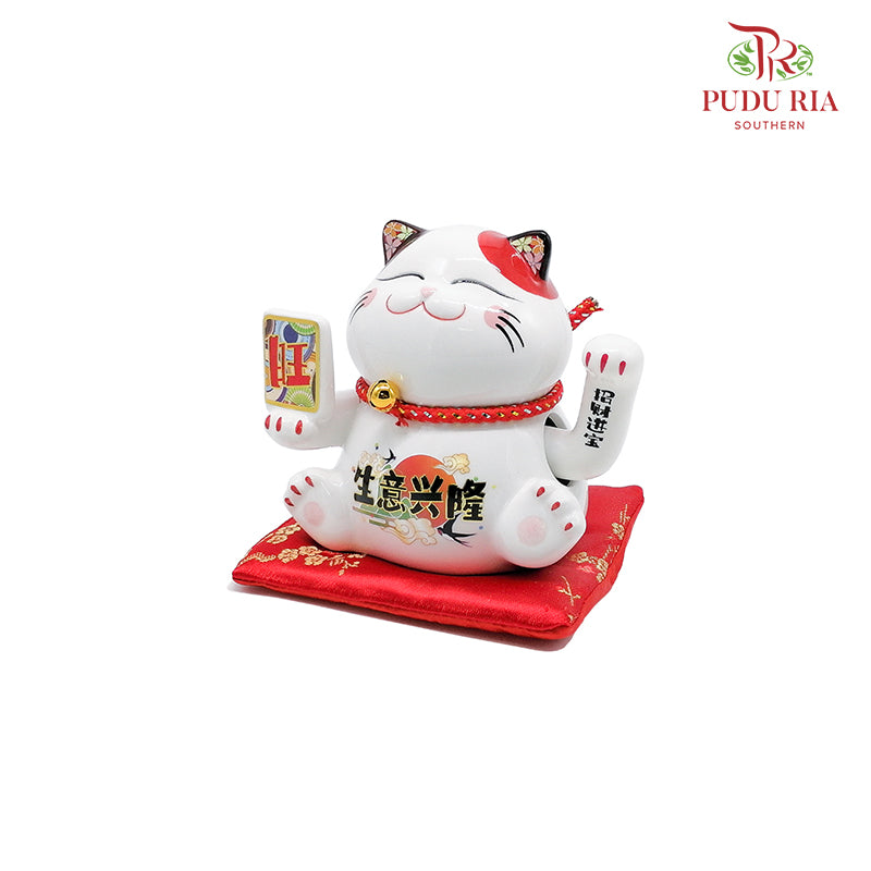 5' Lucky Beckoning Cat - FBA050#1 - Pudu Ria Florist Southern
