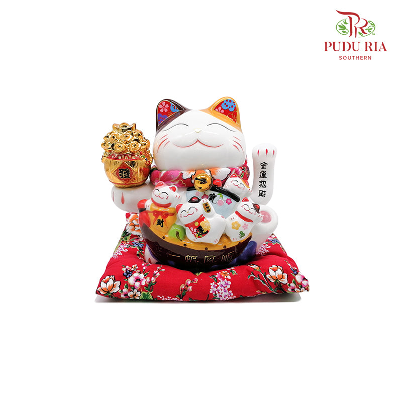 7' Lucky Cat (Swing) - FBA051#1 - Pudu Ria Florist Southern