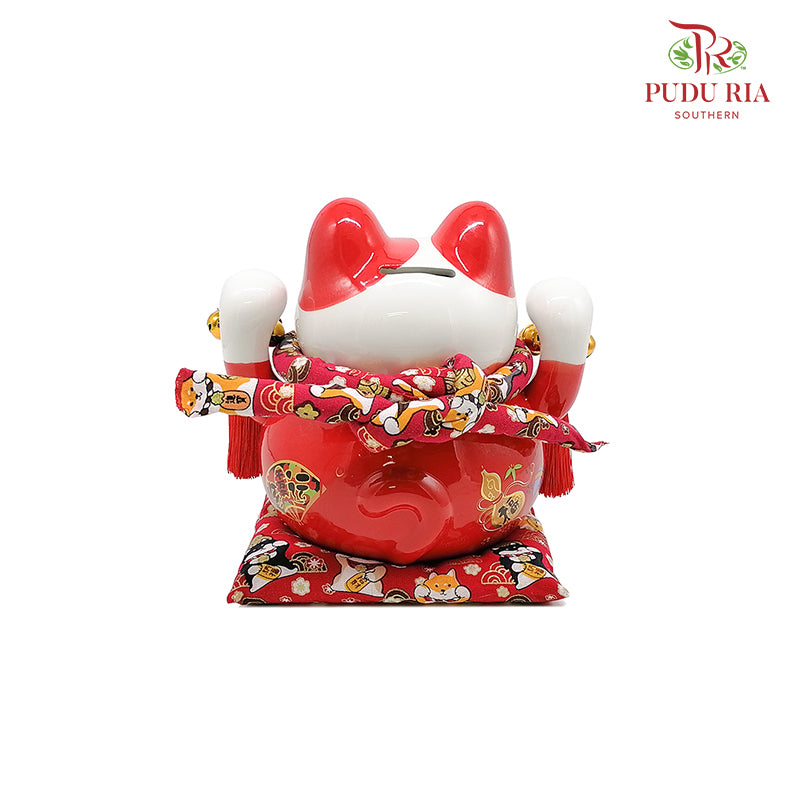 7' Lucky Cat (Piggy Bank) - FBA051#3 - Pudu Ria Florist Southern