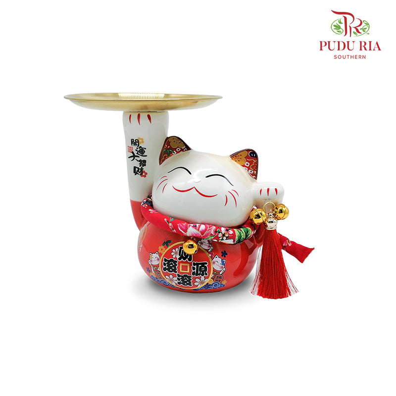 7.5' Lucky Cat Red - FBA052#2 - Pudu Ria Florist Southern