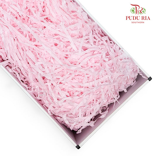 Shredded Kraft Paper Light Pink - FBA063#2 - Pudu Ria Florist Southern