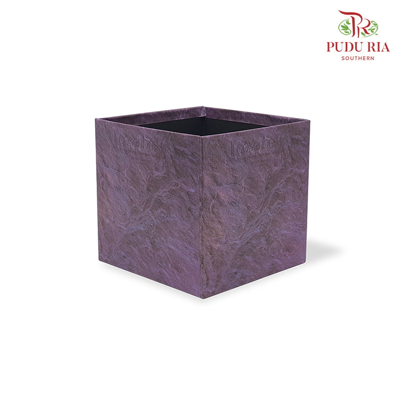 Elegant Oil Painting Box Marble Purple (S) - FBB090#1 - Pudu Ria Florist Southern
