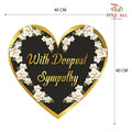Sympathy & Condolences Card - FBD020 - Pudu Ria Florist Southern