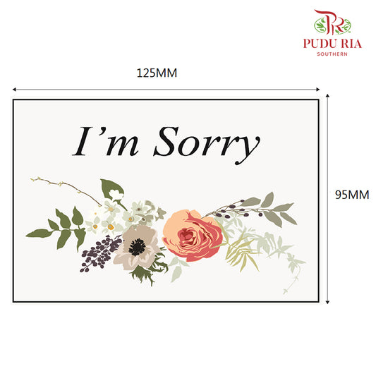 I`m Sorry - 68603101 - Pudu Ria Florist Southern