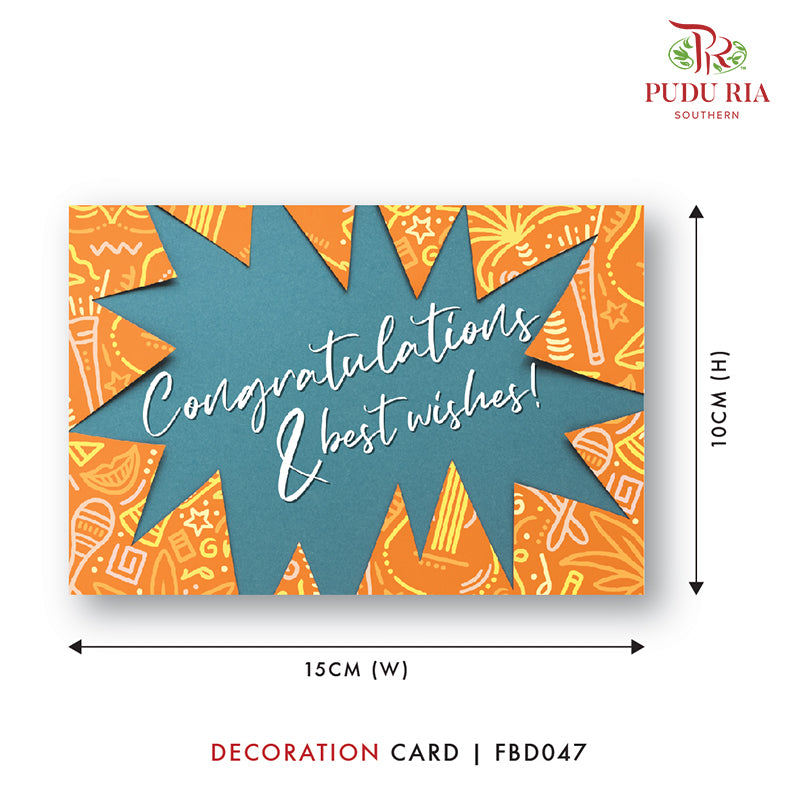 Congratulations - FBD047 - Pudu Ria Florist Southern