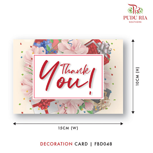 Thank You - FBD048 - Pudu Ria Florist Southern