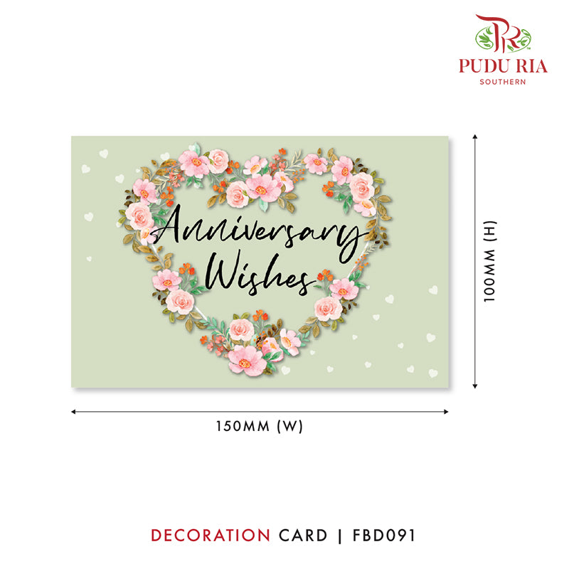 Anniversary Wishes - FBD091 - Pudu Ria Florist Southern