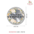 Sympathy & Condolences Card - FBD105 - Pudu Ria Florist Southern