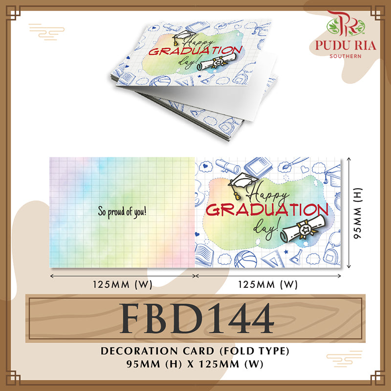 Decoration Cards - FBD144 - Pudu Ria Florist Southern