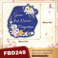 Condolences Cards Gone but Never Forgotten - FBD249