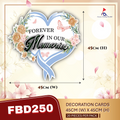 Condolences Cards Forever In Our Memories - FBD250