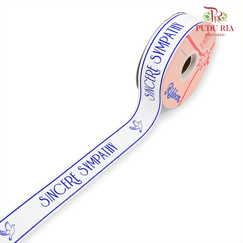 Printed Opp Ribbon Sincere Sympathy - FRB103 - Wholesale flowers ...