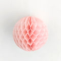 Honeycomb Paper Lantern 15cm - Pastel Pink (2 Pieces)