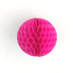 Honeycomb Paper Lantern 15cm - Fuchsia (2 Pieces)